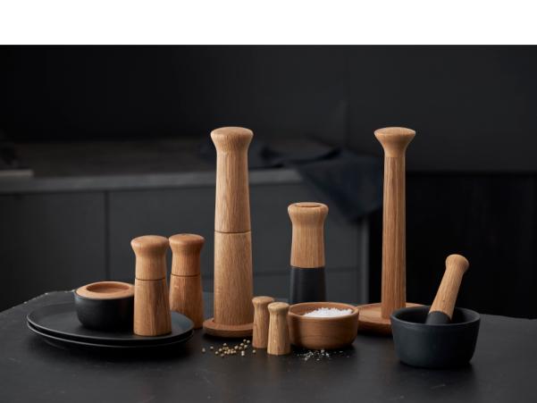 BITZ Morsø Kit Salt Cellar W/lid Oak