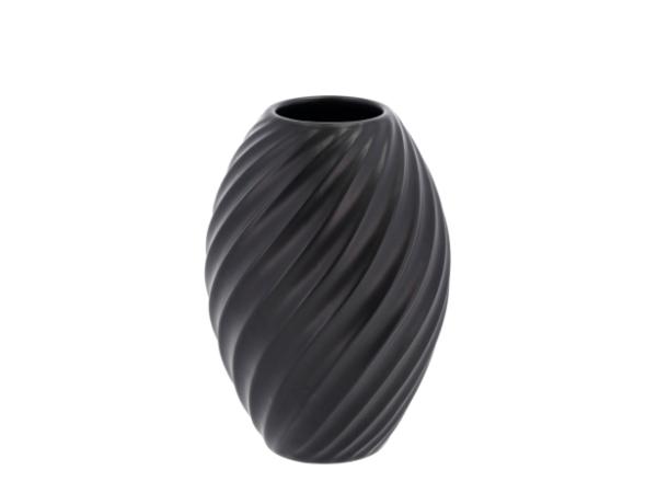 BITZ Morsø River Vase 16 cm Black