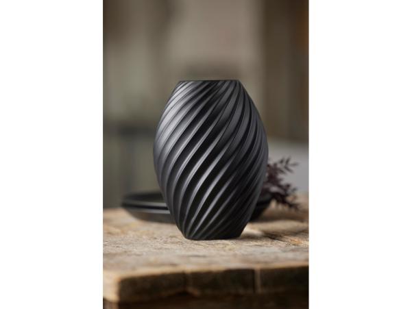 BITZ Morsø River Vase 21 Cm Black
