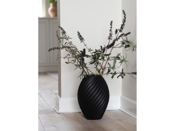 BITZ Morsø River Vase 26 Cm Black