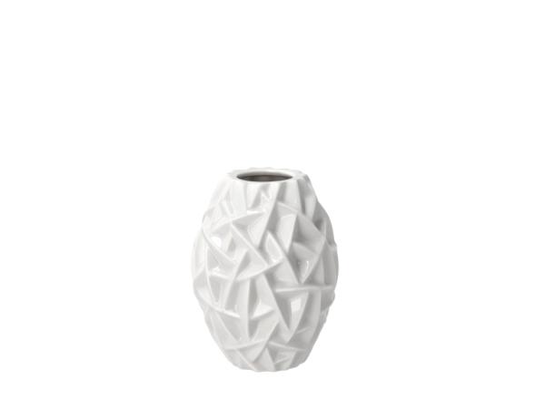 BITZ Morsø Willow Vase 16 cm White