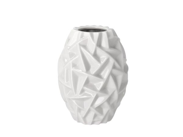 BITZ Morsø Willow Vase 21 cm White