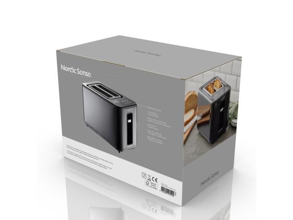 BITZ Nordic Sense Digital Toaster 900 Watt Black