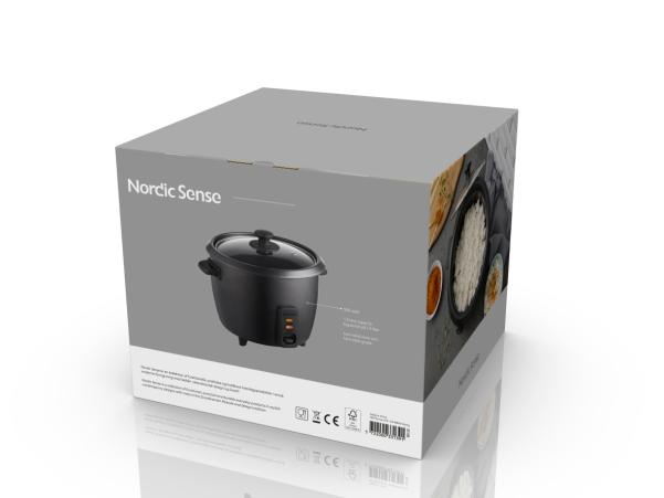 BITZ Nordic Sense Rice Cooker 1.5 Liter Black