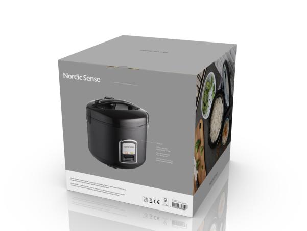 BITZ Nordic Sense Rice Cooker 1.8 Liter Black