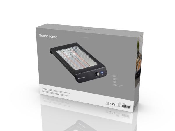 BITZ Nordic Sense Toaster 600 Watt Black