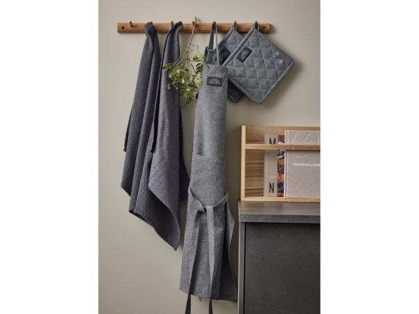 BITZ Pillivuyt Apron Recycle 95 X 80 Cm Grey