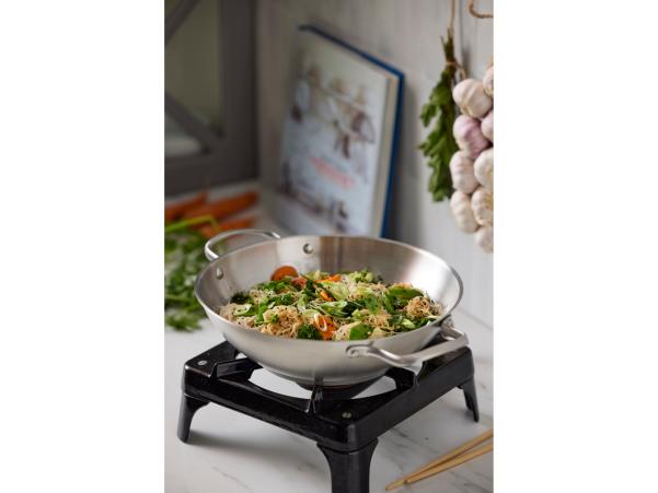 BITZ Pillivuyt Gourmet Roya Wok Dia 28 Cm Steel