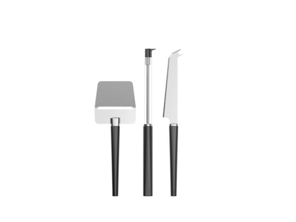 BITZ Rosti Emma Cheese set 3 parts Black
