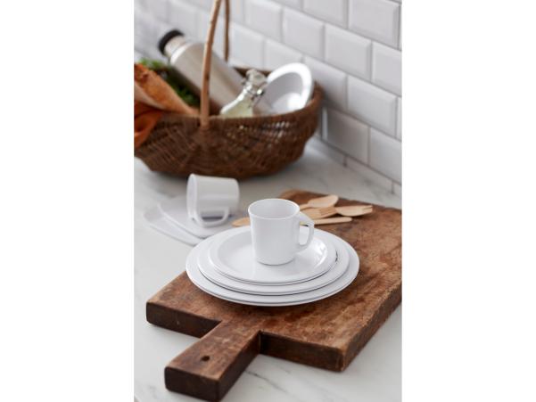 BITZ Rosti Hamlet Soup Plate Dia 21 X 3.5 Cm White