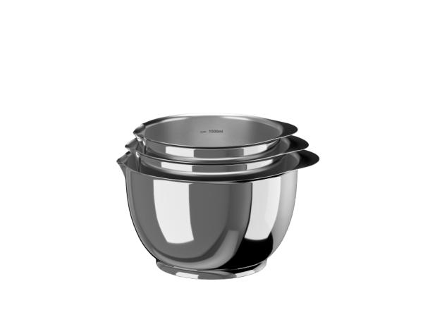 BITZ Rosti Margrethe Bowl set 3 pcs Steel