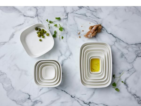 BITZ Rosti Modula Dish 12 5 X 9 X 4 5 Cm White