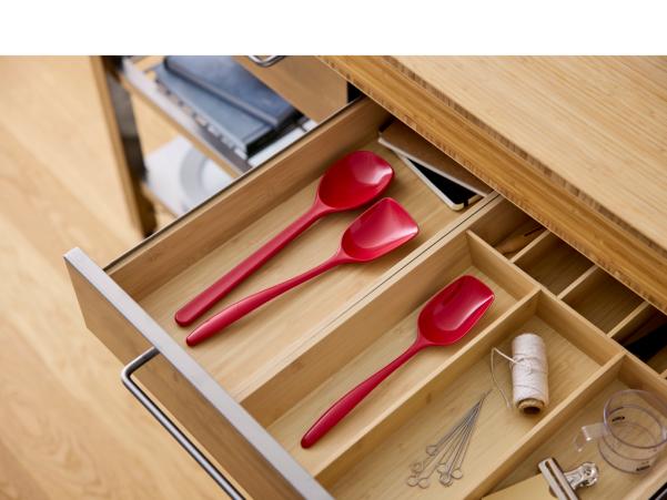 BITZ Rosti NEW Classic Pot Spoon Set 3 Parts Red