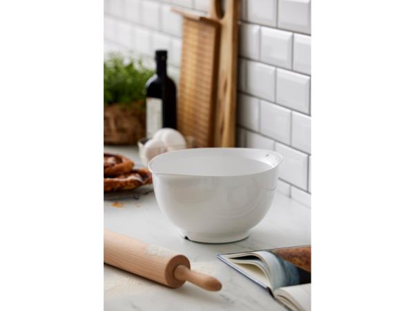 BITZ Rosti Victoria Mixing Bowl 3 Liter White