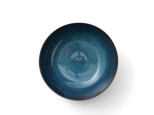 BITZ BITZ Salad Bowl Dia. 30 X 10 Cm Black/dark Blue