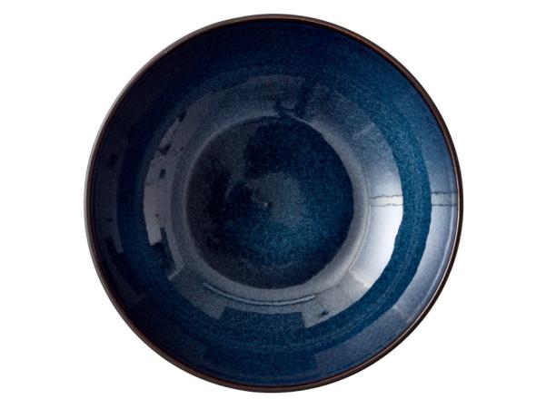 BITZ BITZ Salad Bowl Dia. 30 X 10 Cm Black/dark Blue