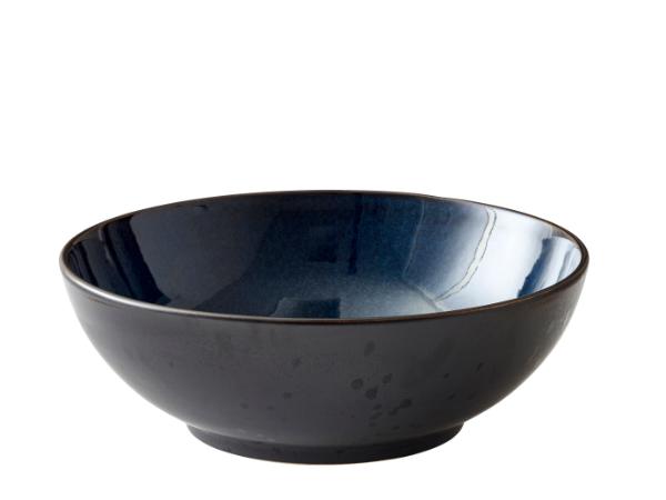 BITZ BITZ Salad bowl Dia. 30 x 10 cm black/dark blue