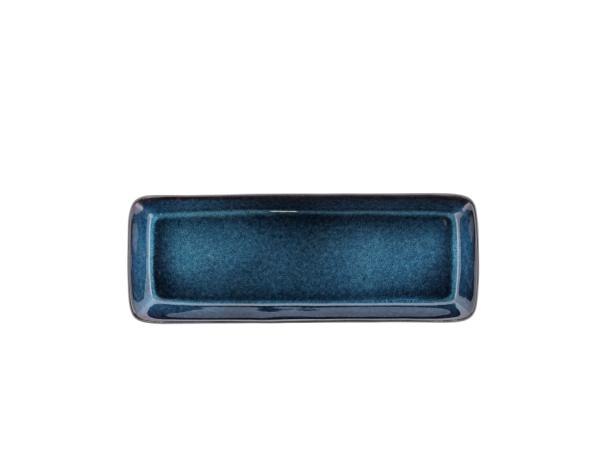 BITZ BITZ Serving Dish Rectangular 38 X 14 X 3 5 Cm Black/Dark Blue