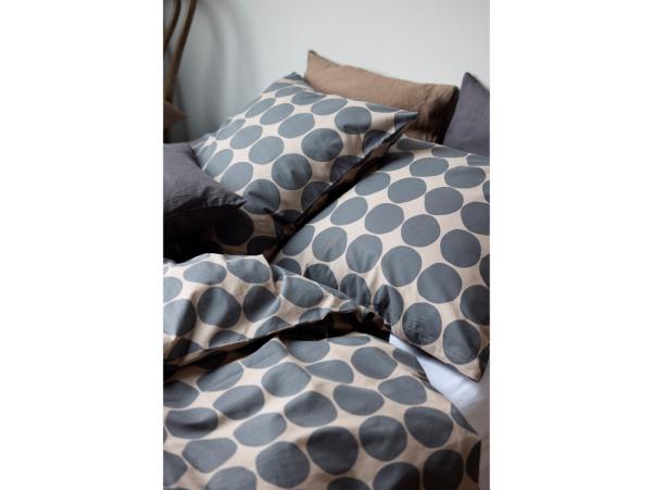 BITZ Södahl Bubbles Bed Linen 140 X 220 Cm Taupe