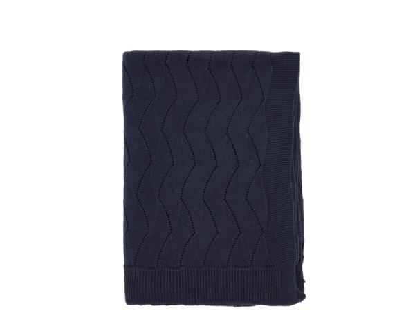 BITZ Södahl Gentle Throw 130 x 170 cm Navy blue