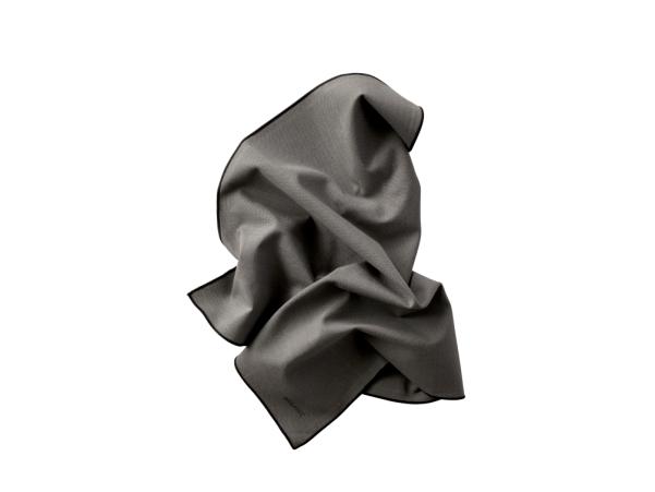BITZ BITZ/Södahl ORGANIC Fabric Napkin 50 X 50 Cm 2 Pcs Grey/Black