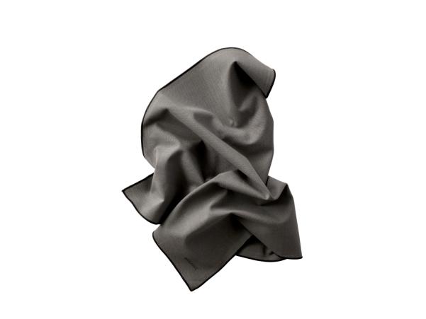 BITZ BITZ/Södahl ORGANIC Fabric Napkin 50 X 50 Cm 2 Pcs Grey/Black