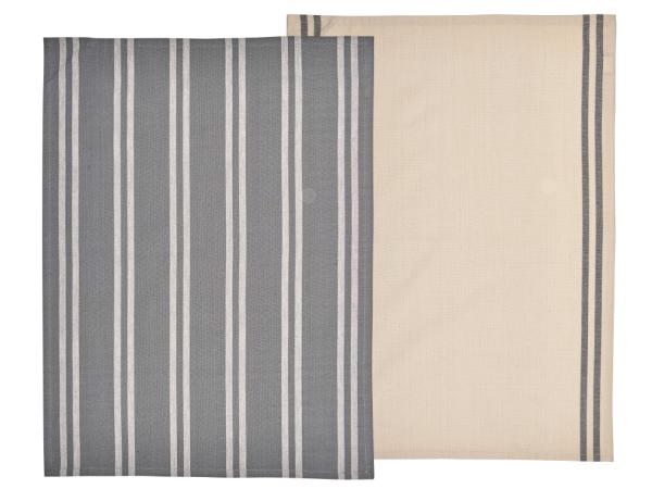 BITZ Södahl Soft Tea towel 70 x 50 cm 2 pcs Grey