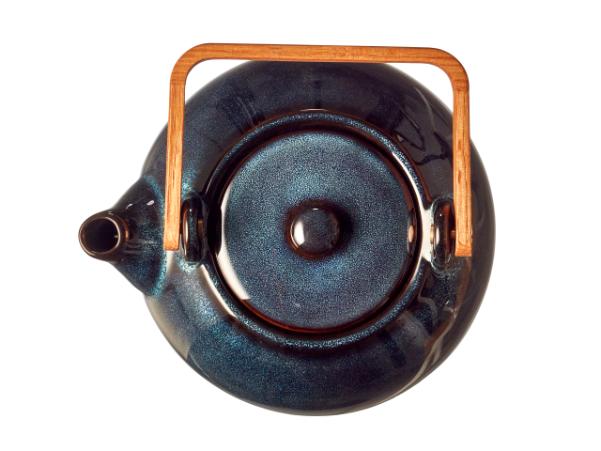 BITZ BITZ Tea Pot W. Tea Strainer 1.2 Litres Dark Blue