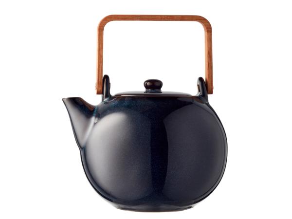 BITZ BITZ Tea Pot W. Tea Strainer 1.2 Litres Dark Blue