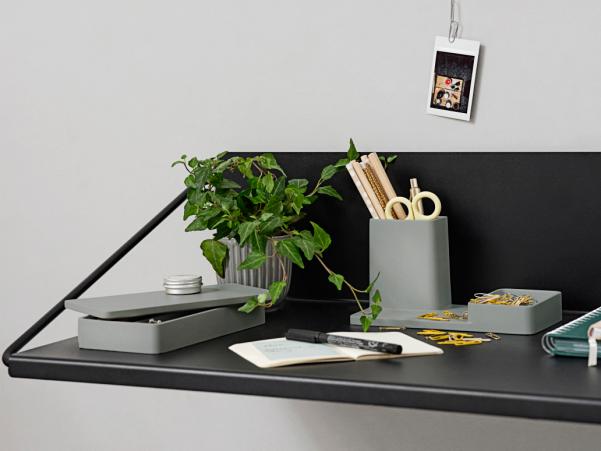 BITZ Zone A-Wall Desk Desk 95 X 41 5 X 19 Cm Black