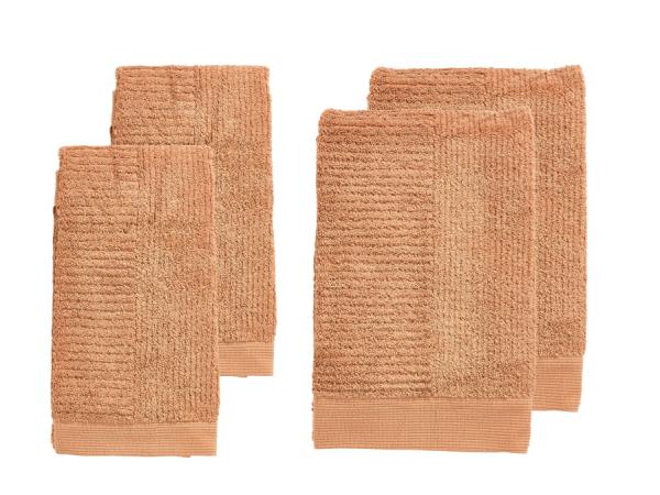 BITZ Zone Denmark Classic Towels 4 pcs Mandarine