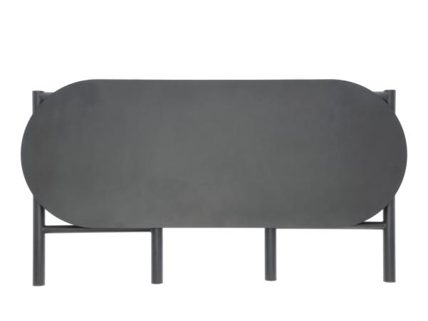BITZ Zone Denmark Disc Bench 90 X 33 X 45 Cm Black