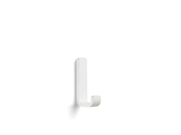 BITZ Zone Denmark Rim Hook 4 x 2 x 8.5 cm White