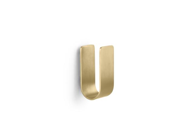 BITZ Zone Denmark Ume Hook 3 5 X 3 4 X 8 Cm Brass