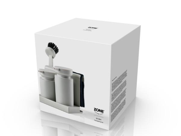 BITZ Zone DIISH Dishwashing Set Warm Grey