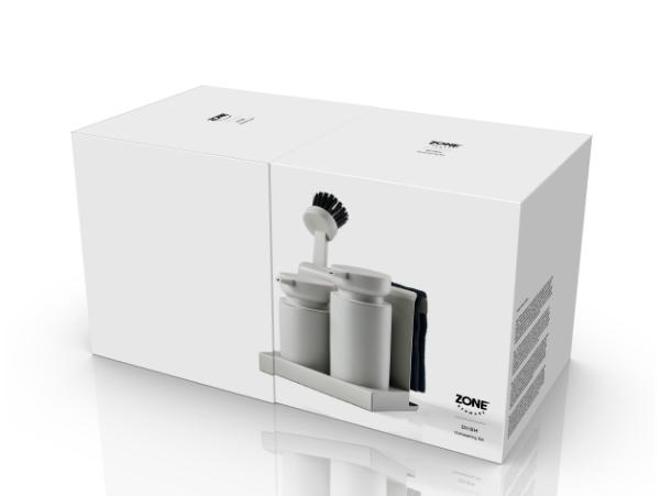 BITZ Zone DIISH Dishwashing Set Warm Grey