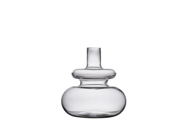 BITZ Zone Inu Vase 31 7 x 33 cm Pure Clear