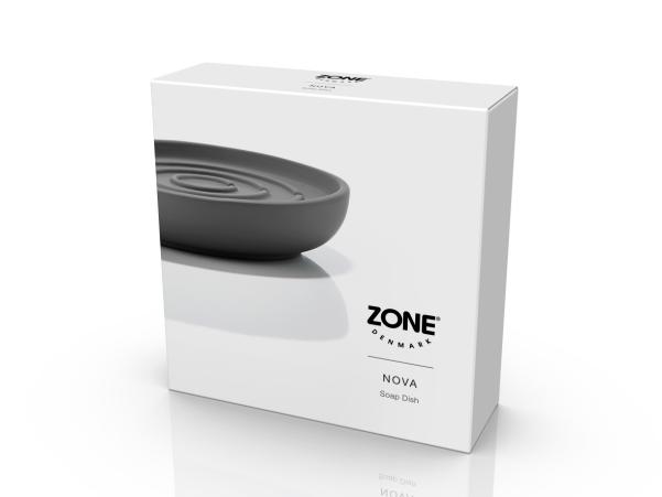 BITZ Zone Nova Soap Dish Dia. 11 X 2 5 Cm Grey