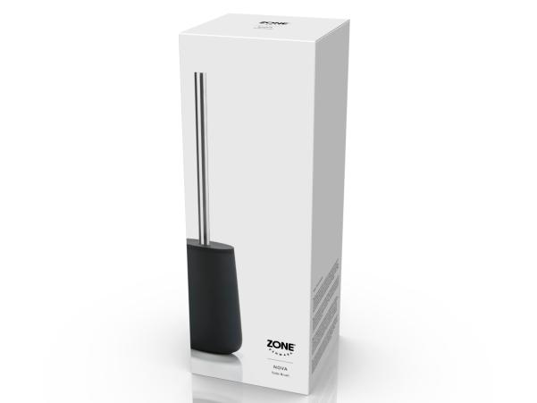 BITZ Zone Nova Toilet Brush Dia. 10 3 X 37 Cm Black