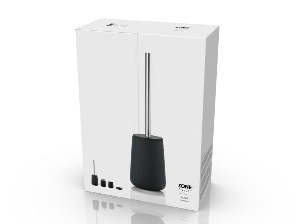 BITZ Zone Nova Toilet Brush Dia. 10 3 X 37 Cm Black