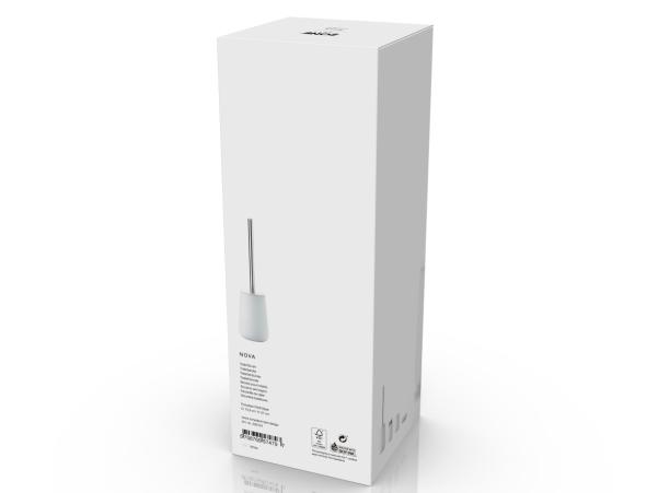 BITZ Zone Nova Toilet Brush Dia. 10 3 X 37 Cm White