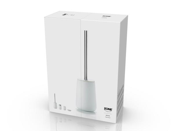 BITZ Zone Nova Toilet Brush Dia. 10 3 X 37 Cm White
