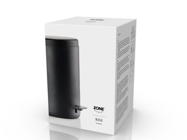 BITZ Zone Rim Pedal Bin 3 Liter Black