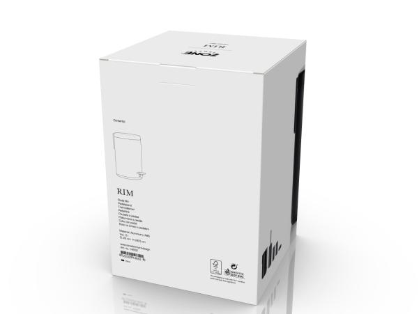 BITZ Zone Rim Pedal Bin 3 Liter Black