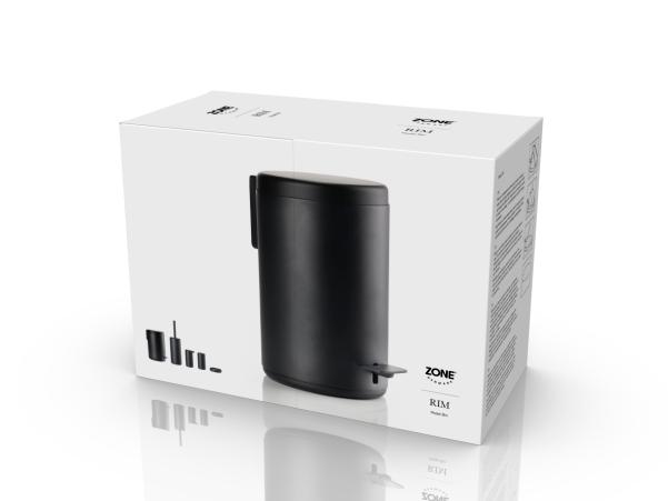 BITZ Zone Rim Pedal Bin 3 Liter Black