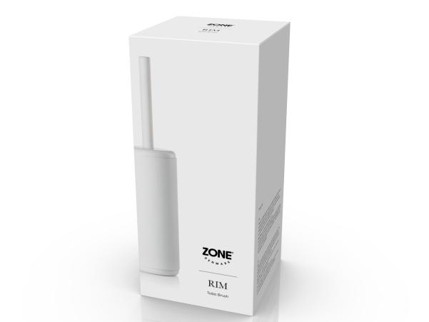 BITZ Zone Rim Toilet Brush Dia 10 X 38.2 Cm White