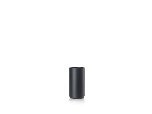 BITZ Zone Rim Toothbrush Mug Dia 7 x 13.6 cm Black