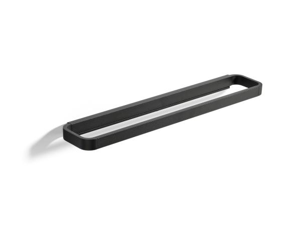 BITZ Zone Rim Towel rail 44 x 7.5 x 2.5 cm Black