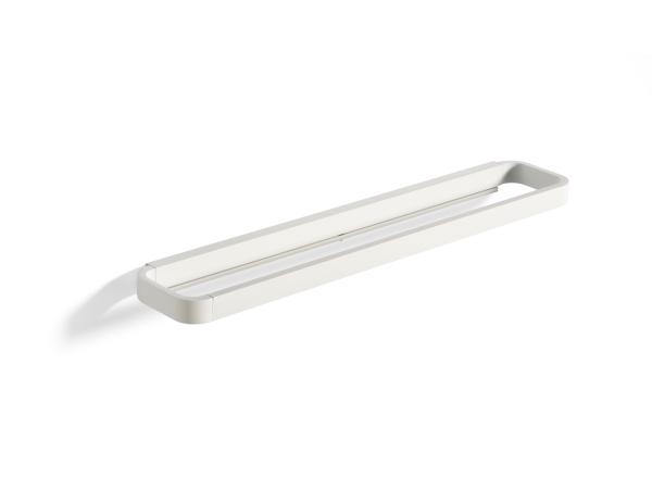 BITZ Zone Rim Towel Rail 44 X 7.5 X 2.5 Cm White