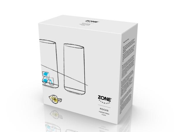 BITZ Zone Rocks Highball 14 7 Cm 41 Cl 2 Pcs